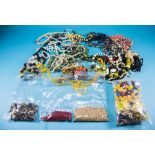 Large Bag of Costume Jewellery, mainly necklaces, plus a smaller bag of sorted loose beads