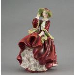 Royal Doulton Figurine ' Top of The Hill ' HN 1834. First Issued 1937. Designer L. Harradine.