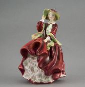 Royal Doulton Figurine ' Top of The Hill ' HN 1834. First Issued 1937. Designer L. Harradine.