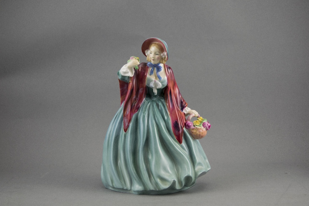 Royal Doulton Figurine ' Lady Charmian ' HN 1948. Issued 1940 - 1973. Designer L. Harradine. - Image 3 of 4