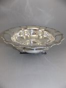 A Very Fine and Large Impressive Swedish Silver and Fluted Footed Bowl, Raised on Circular Ball