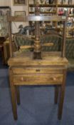 Late 19th Early 20thC Table Press For Linen,