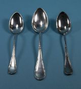 Swedish Set of 3 Matching Silver Spoons of Excellent Quality. Fully Hallmarked for 1938 Stockholm.
