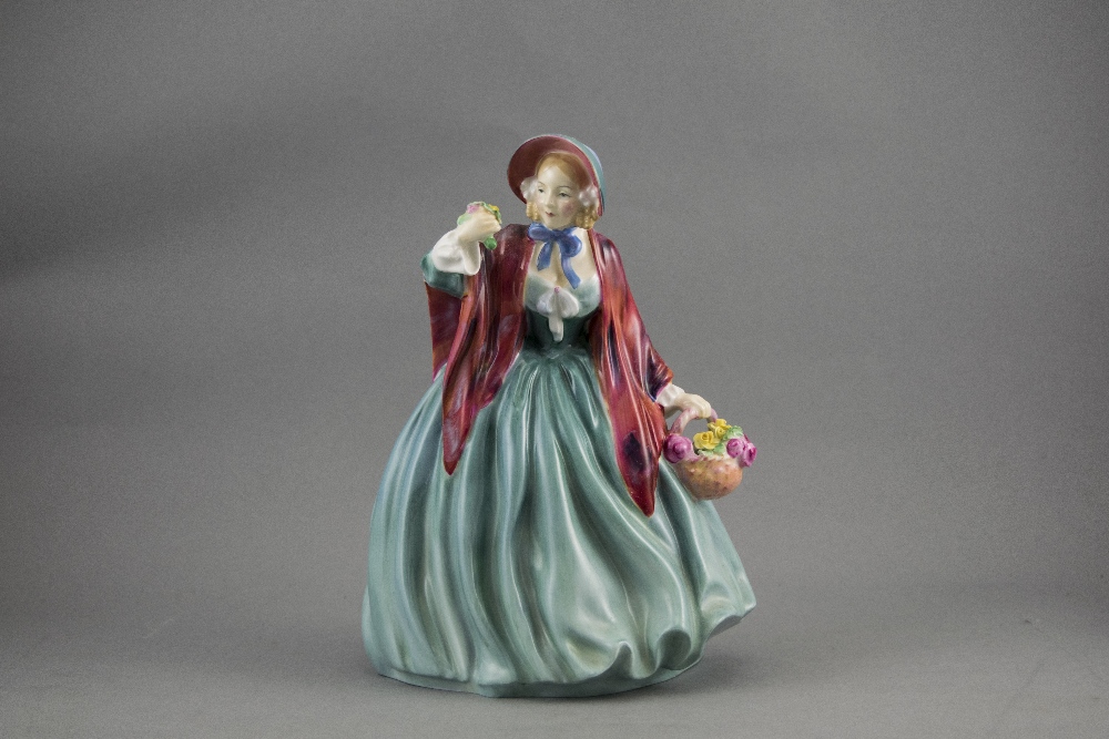 Royal Doulton Figurine ' Lady Charmian ' HN 1948. Issued 1940 - 1973. Designer L. Harradine. - Image 4 of 4