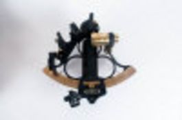 Hezzanith Heath Navigational Ltd. Endless Tanget Screw Sextant In Oak Case Early 20th Century, 5.