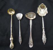 A Good Colleciton of 19thC Swedish Silver Spoons with various and usual uses,