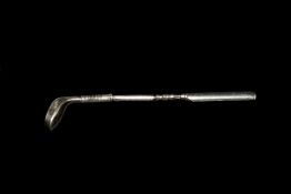 Sterling Silver Novelty Art Deco Nail Cuticle/Pusher Realistically Modelled In The Form Of A Golf