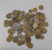 Quantity Of Copper Pennies, Victoria, Edward V, George V Etc.