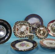 A Collection Of Cabinet Plates Comprising Sevres Porcelain, Classical, Imari Etc. 10 In Total.