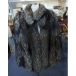 Ladies Fox Fur Jacket, fully lined with hook and eye fastening and slit pockets,