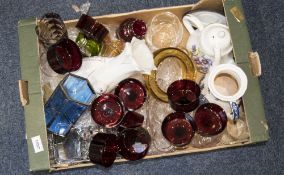 Collection of Assorted Pottery and Glass Ware