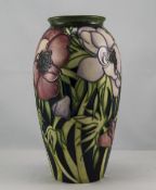 Moorcroft Modern Trial Tribute Vase ' Anemone ' Design. Date 9.12.02. Designer Emma Bossons, Tribute