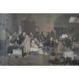 After David Wilkie, "Rent Day", colour p