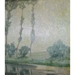 Alfred Wiegmann, The Riverbank, signed a