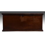 Victorian stained pine blanket box, brac