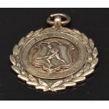 9ct hallmarked gold trophy fob, NRHA, Vi