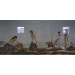 After William Russell Flint, "Women on a