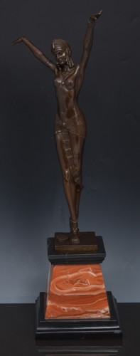 Contemporary bronze  figure, of an Art D