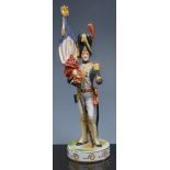 Capodimonte porcelain figure of the Napo