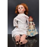 "Paris" composition doll, jointed limbs