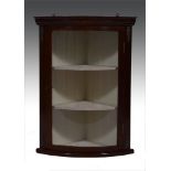 Mahogany cylinder front hanging corner c