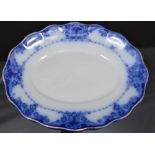 Royal Doulton blue and white part dinner