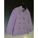 Ladies DKNY lilac jacket, check jacket b