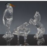 Swarovski crystal model of a Stork, 14cm