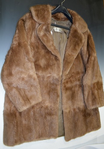 Ladies half length fur coat, labelled "N