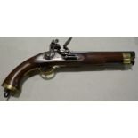 Reproduction Flintlock pistol, 23cm barr