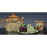 Keele Street pottery four piece Cottagew