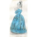 Victorian Fashion plates, paintings and