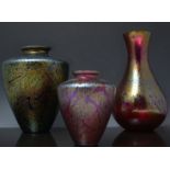 Royal Brierley art glass shouldered vase