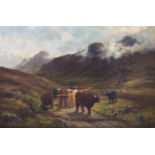 Louis Bosworth Hurt 
On the Struan Road, Skye
Signed and inscribed verso
Oil on canvas
61cm x 92cm