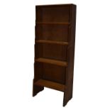 An Arts and Crafts open bookcase, design