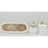 Royal Crown Derby rectangular pin dish, Old Imari pattern, , a Royal Albert Old Country Roses