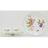 Small collection of Royal Worcester Evesham dinner wares, including tureens and plates,