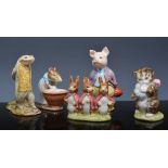 Collection of ten Beswick Beatrix Potter models, Amiable Guinea Pig, Sally Henny Penny, Flopsy,