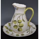 Royal Worcester bone china pear shape jug, a Blind Earl pattern, 14cm,