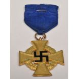 Nazi regalia:  Forty Year Service Medal.