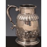 George II silver jug, by Thomas Whipham and Charles Wright, London 1758,