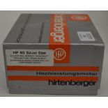 Hirtenberger HP 40 Silver Star, double ball bearing crankshaft, single ring piston, new in box.