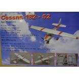 Cessna 182-52, 63" span ARTF for 8cc engines.