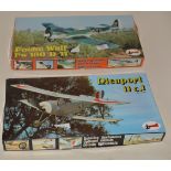 Two Spanish Model Hob scale rubber kits, Nieuport, FW190.