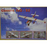 Cessna 182-52, 63"s pan ARTF for 8cc engines.