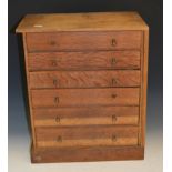 Six draw Timber Cabinet, contains modelling goods.