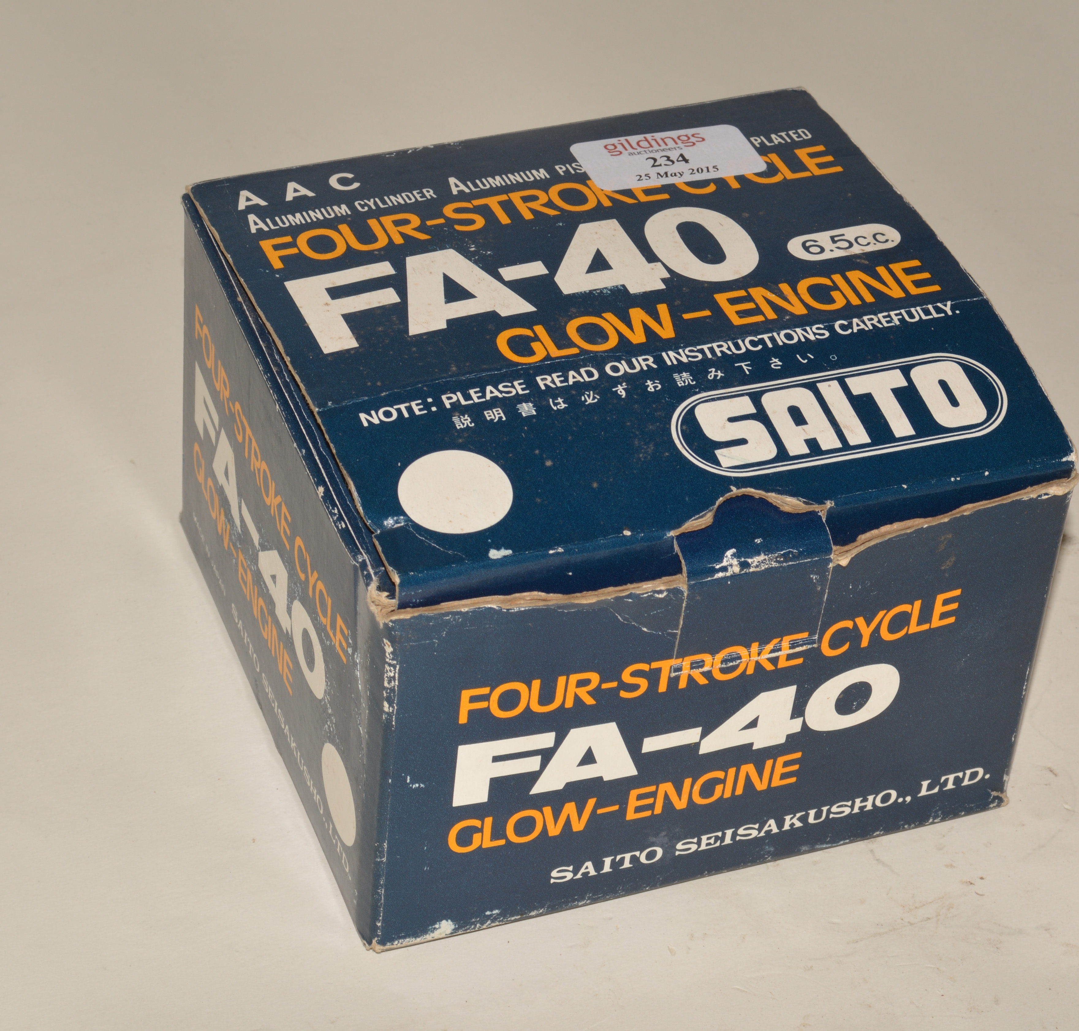 SAITO FA-40, F/S R/C glow, new in box.