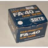 SAITO FA-40, F/S R/C glow, new in box.