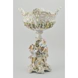 19th Century Sitzendorf table centre bowl,