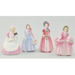 Royal Doulton figures: Cookie HN2218, Wendy HN2109, Diana (BROKEN IN VIEWING,